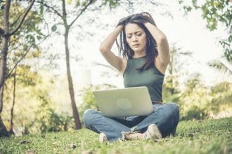 BigStock Asian Girl Stressing