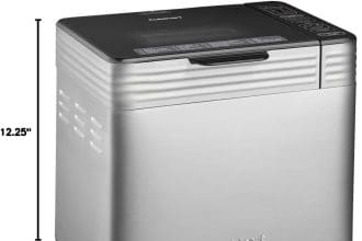 Front view of Cuisinart CBK-210 Stainless Steel Bread Maker Machine