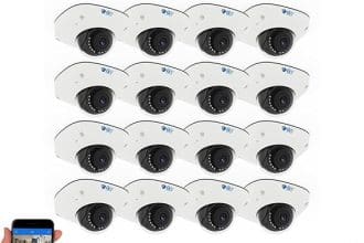 Face Recognition Security Cameras full 32 channel 12MP 4K system