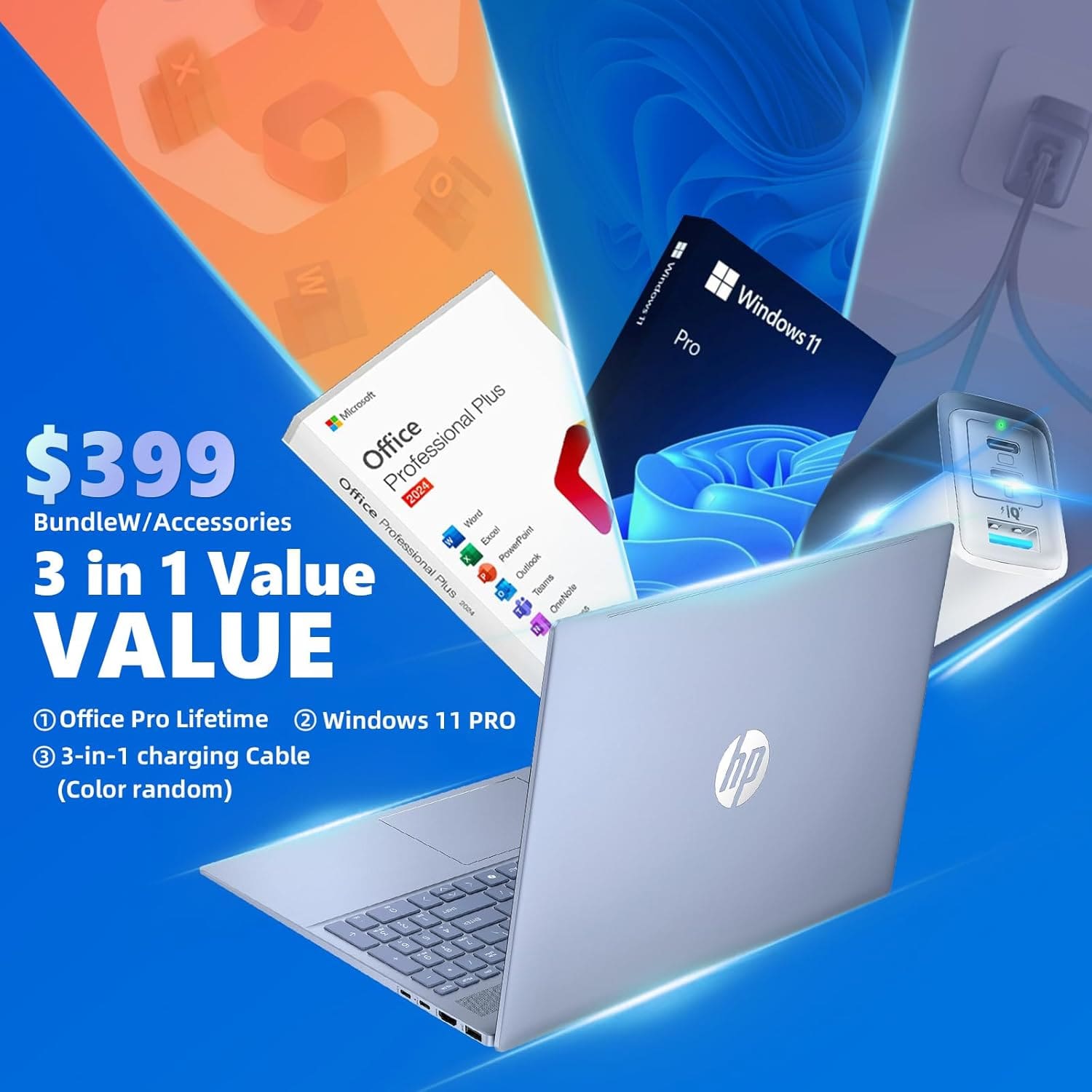 HP Pavilion Laptop Sky Blue Design