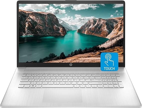 HP 17 Laptop Touchscreen Silver Design