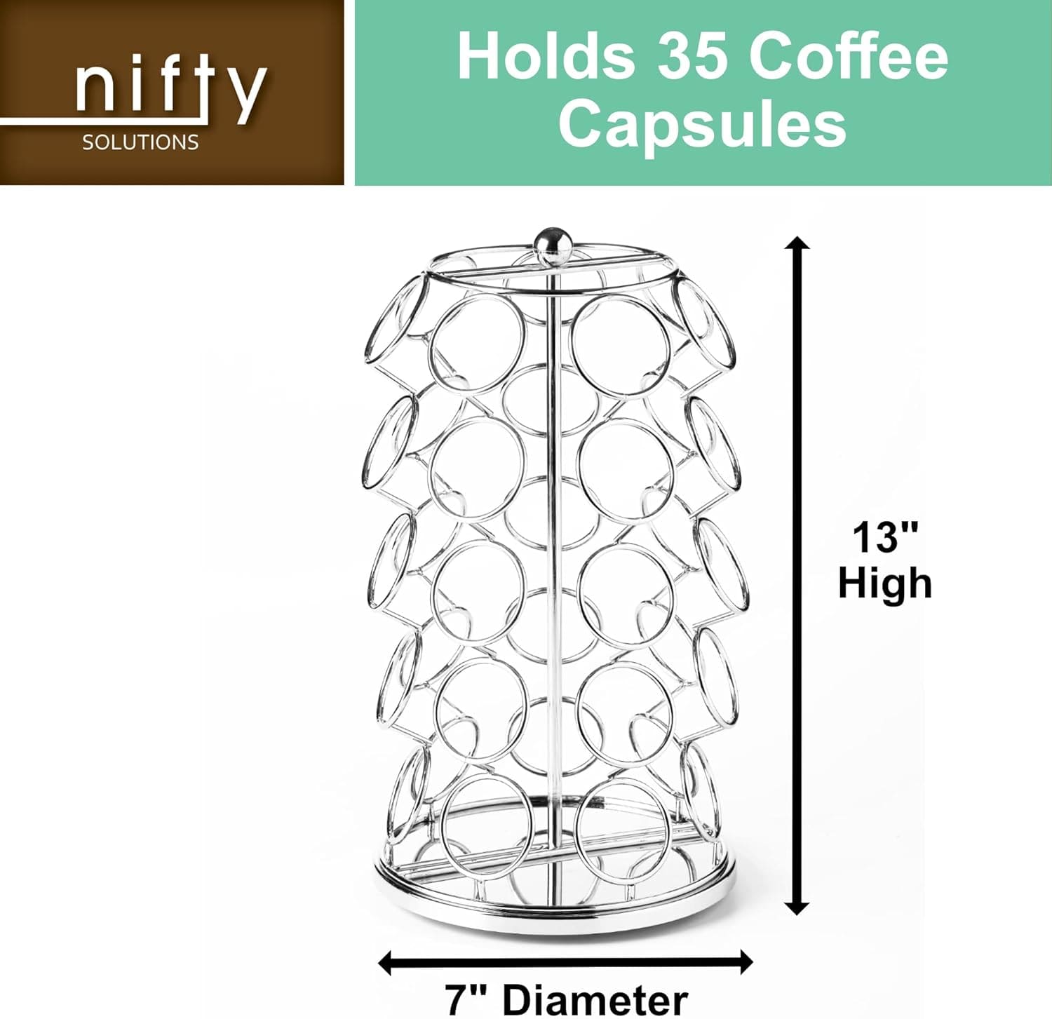 Nifty K Cup Holder Coffee Pod Organizer