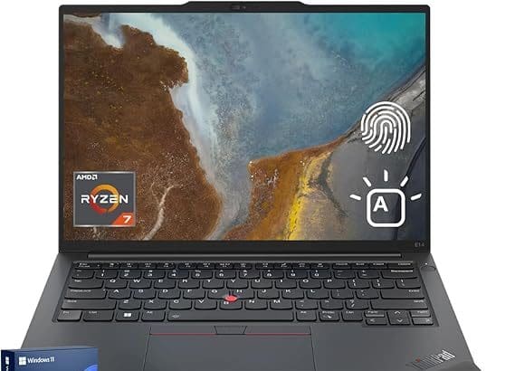 Lenovo ThinkPad E14 Gen 6 Review Front View with FHD+ Display