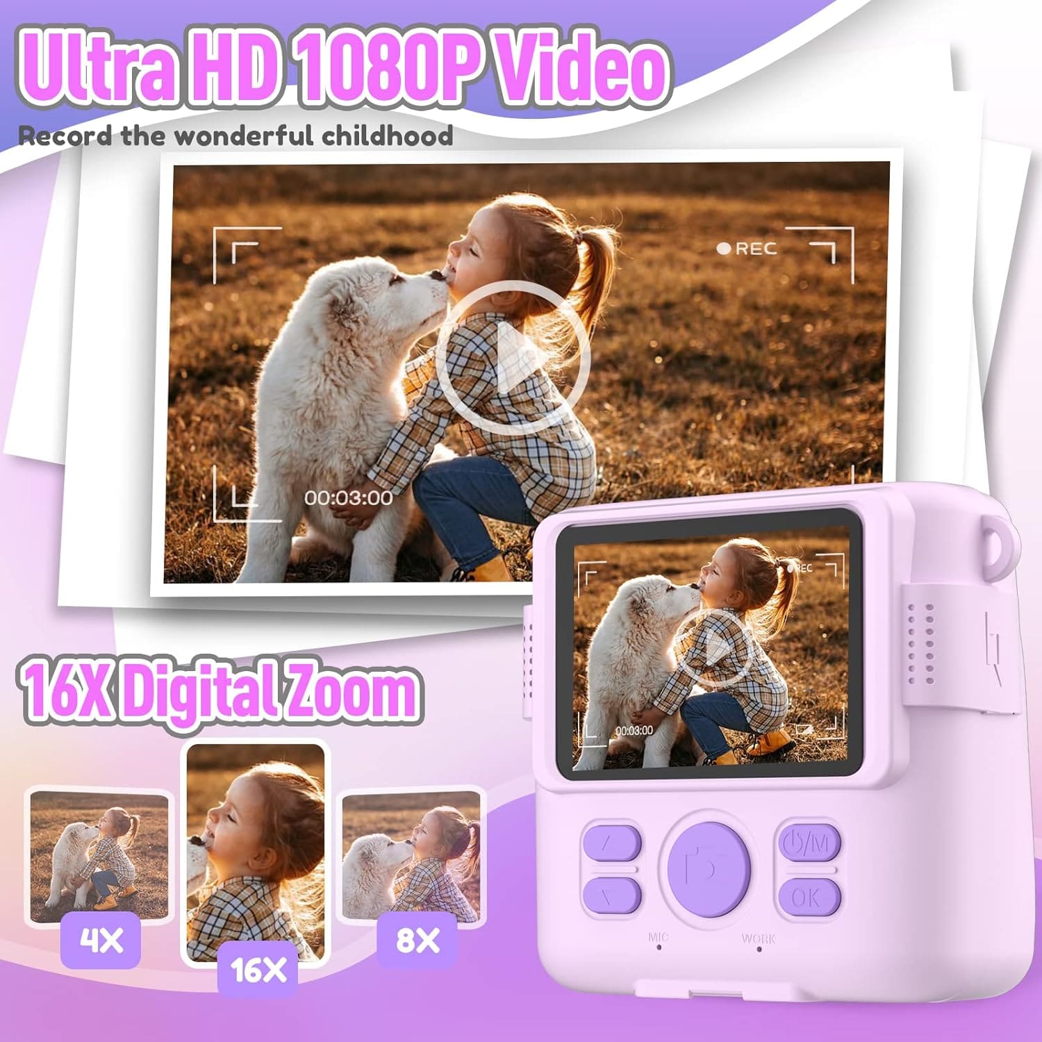 Kids Digital Camera perfect Christmas gift for kids