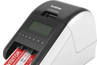 Buy Brother label printer online QL-820NWB front view