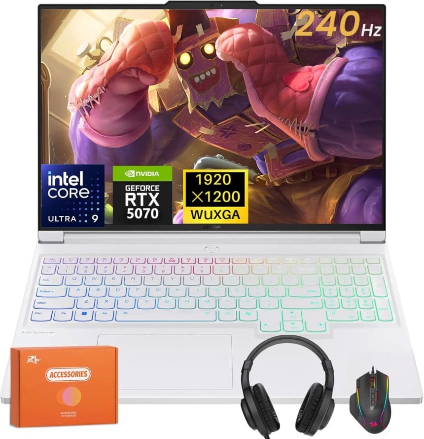 Best Lenovo gaming laptop front view