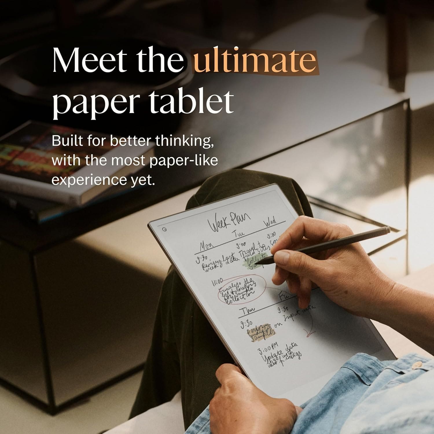 Best paper tablet for writing with leather folio