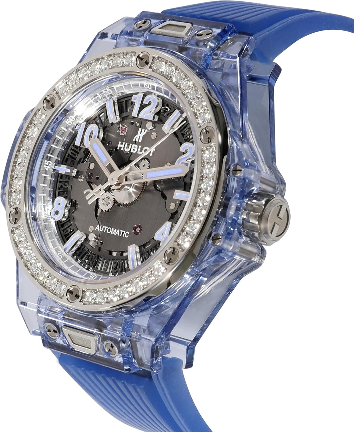 Premium strap design of Luxury Sapphire wristwatch for comfort and style