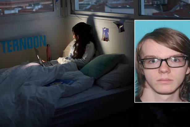 girl bed mugshot man