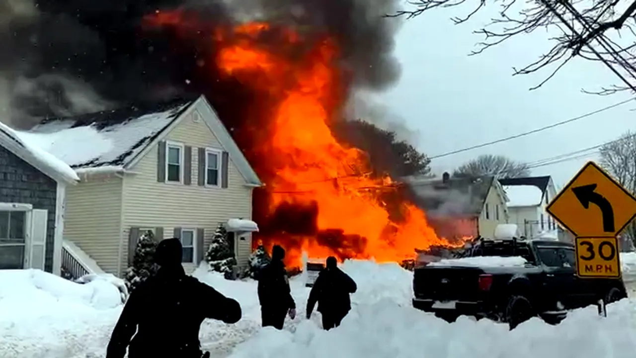 massachusetts home explosion fire