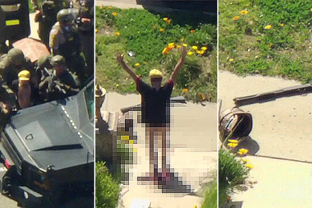 lasd standoff california pantless man